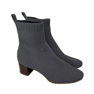 Everlane The Glove Boot Womens Size 7 Slate Gray Knit Sock